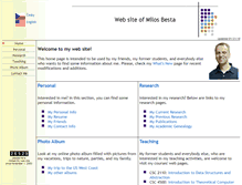 Tablet Screenshot of milosh.net